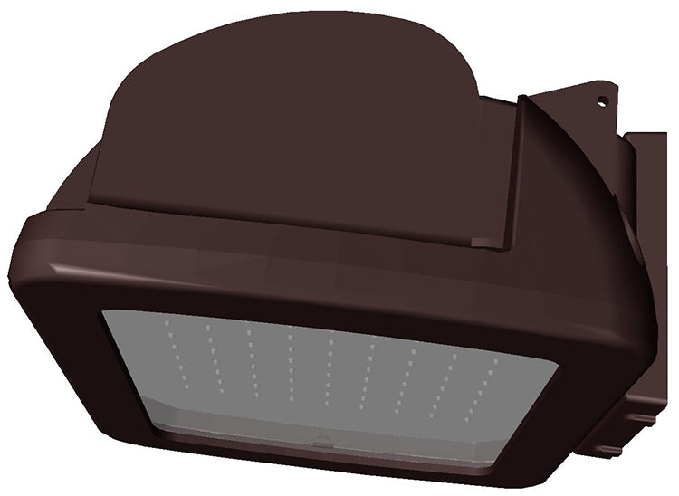 ( TLF - AD25 SERIES - 56W ) 100W EQUIVALENT HID 120-277V  - AD25 SERIES LED AREA LIGHT / FLOOD LIGHT / WALL PACK BRONZE FINISH