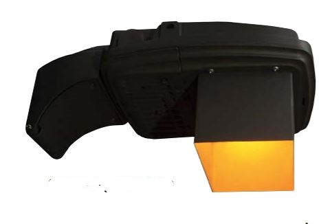 ( TLF - KH15 SERIES - 37W ) 150-175W EQUIVALENT HID 120-277V  - AMBER FWC TURTLE APPROVED KH15 SERIES KITTY HAWK AREA LIGHT / FLOOD LIGHT / WALL PACK BRONZE FINISH WITH BAFFLE