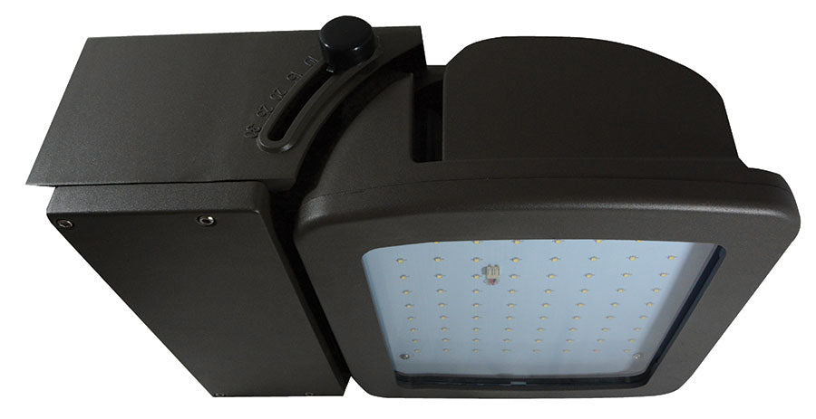 ( TLF - AD25 SERIES - 74W ) 250W EQUIVALENT HID 120-277V  - AD25 SERIES LED  AREA LIGHT / FLOOD LIGHT / WALL PACK BRONZE FINISH