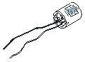 ( QSSI - CPLH20 )PORCELAIN MOGUL BASE LAMP HOLDER / SOCKET STARTING PULSE RATING OF 4KV - 600V - 1500W WITH 9IN 18AWG LEADS MOUNTING