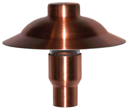 ( DURAGUARD - NP100737LED ) 2.5W 12V SANIBEL ADJUSTABLE PATH LIGHT WITH 7" SPUN COPPER HEAD AND 37" COPPER STANCHION INCLUDES 2.5W 12V LED LAMP AND 36" CABLE WITH WIRE CONNECTOR