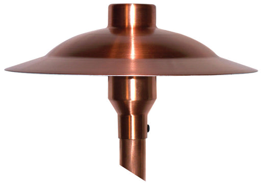 ( DURAGUARD - NP101131LED ) 2.5W 12V SANIBEL ADJUSTABLE PATH LIGHT WITH 11" SPUN COPPER HEAD AND 31" COPPER STANCHION INCLUDES 2.5W 12V LED LAMP AND 36" CABLE WITH WIRE CONNECTOR