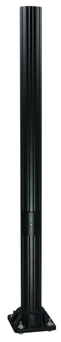 ( TLF - PARF/PARS ) 4IN COMMERCIAL ALUMINUM ROUND FLUTED AND SMOOTH POLE